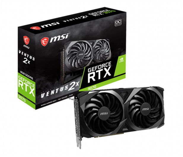 MSI GeForce RTX 3070 Ventus 2X OC 8GB GDDR6 - 597351 - zdjęcie